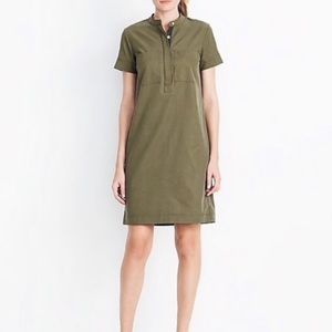 J. Crew Army Green T Shirt Dress
